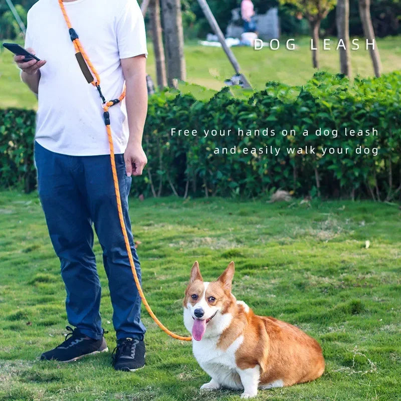 Hands Free Dog Leash, 3M Long, Waterproof, Reflective, Double-headed
