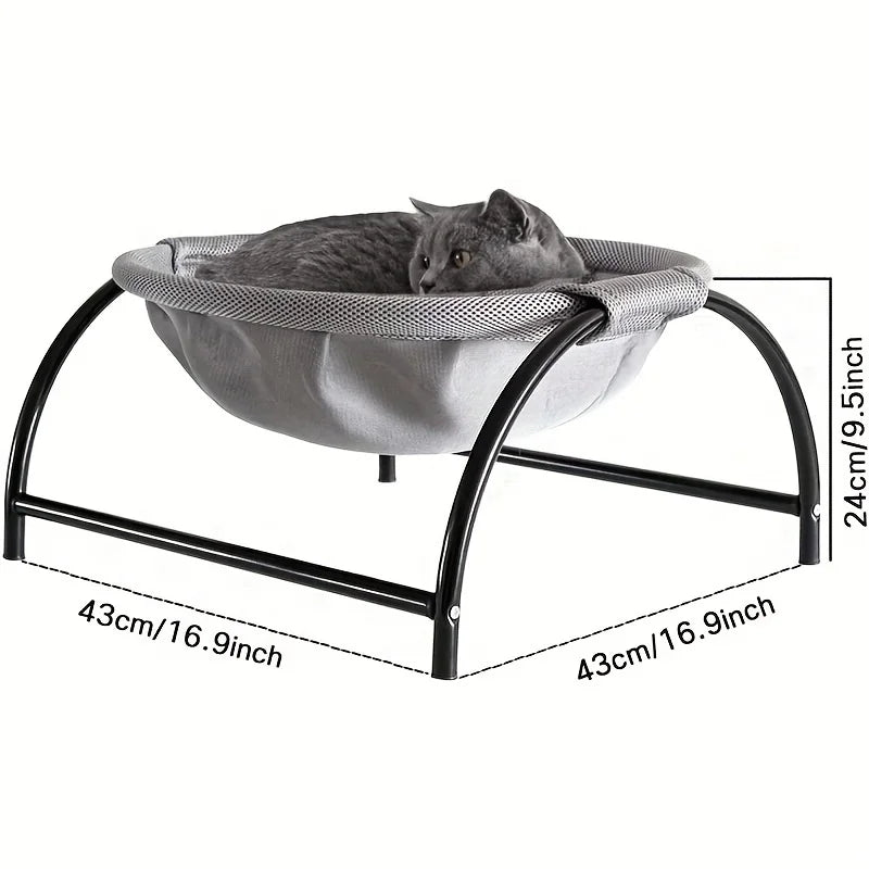 Cat Sleeping Bed, Pet Hammock, Breathable, Cooling Cot