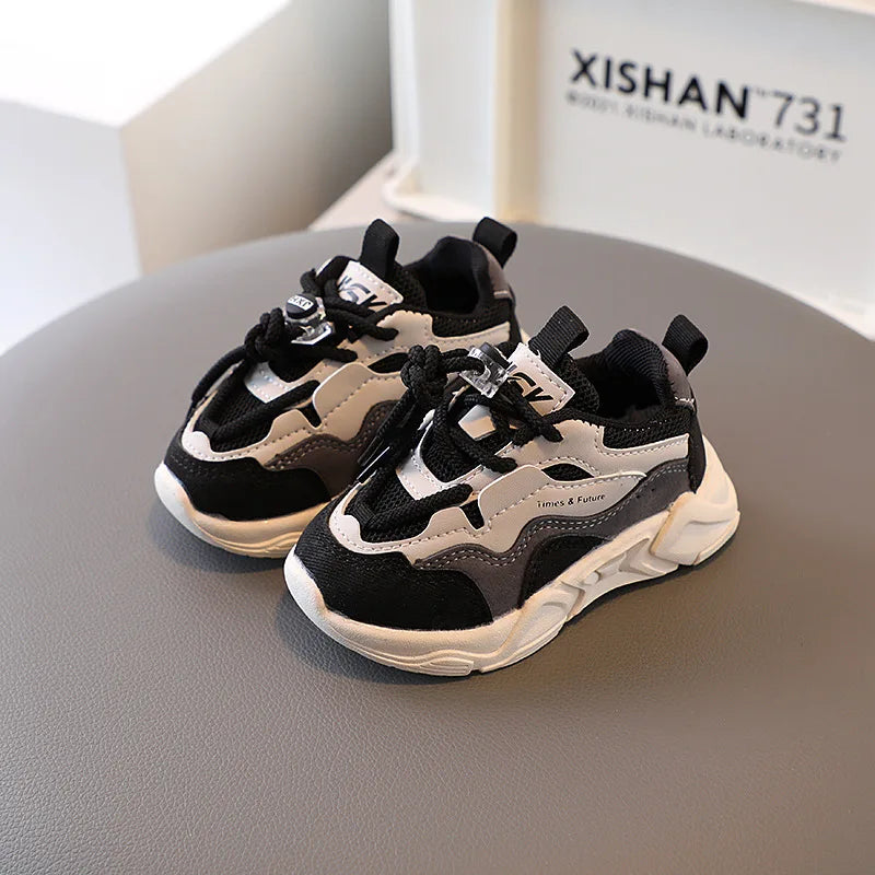 Children's Sport Shoes, Outdoor Running Sneakers, Fashion Mesh, Breathable, 1-6 Years Old