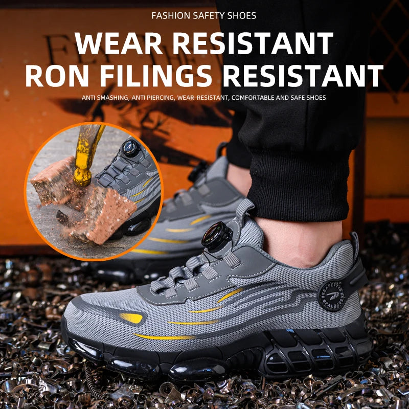 Breathable, Lace-Free, Soft Sole, Comfortable Anti-Smash, Anti-Puncture Shoes