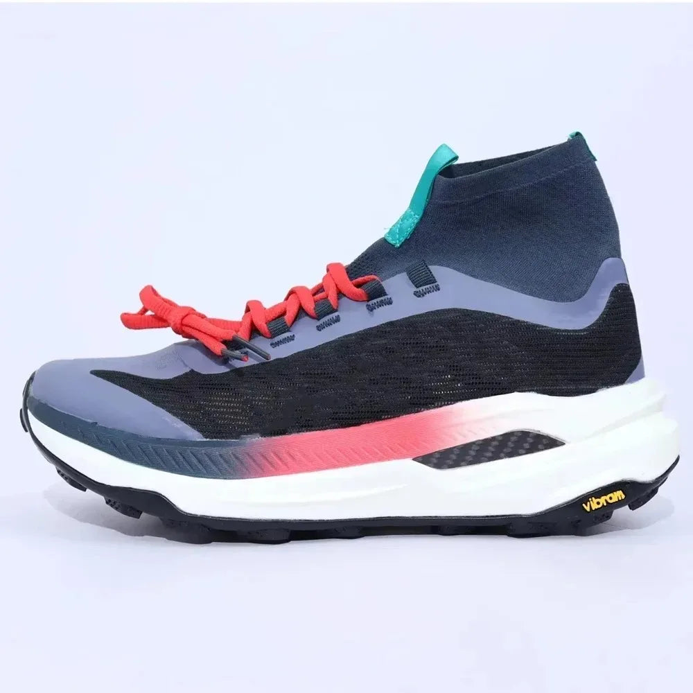 Men/Women Trail Running Shoes, Outdoor Carbon Plate Marathon Training Shoes, Anti-Sand Anklets