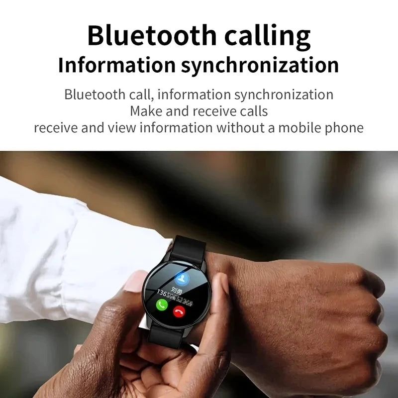 Bluetooth Call Smart Watch Women/Men, Custom Dial, Sports Fitness Tracker, Heart Rate, Android IOS