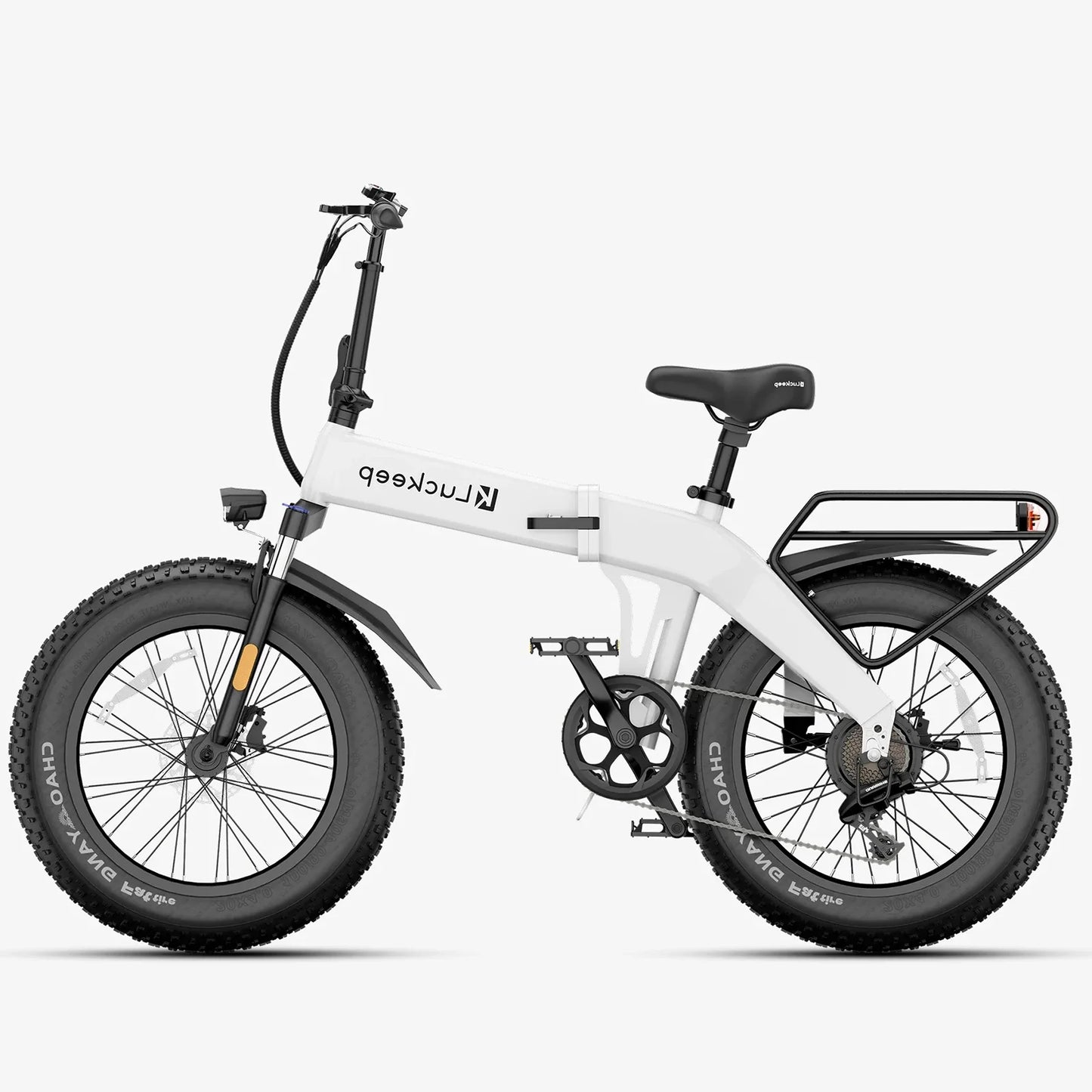 Luckeep X1 LIte Fold Electric Bike, 1400W Peak Motor, 48V15AH Removable Battery, 20 Inch Fat Tire