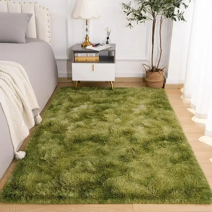 Super Soft Plush Tie Dye Velvet Rugs, Shaggy Rug For Living Room/Bedroom