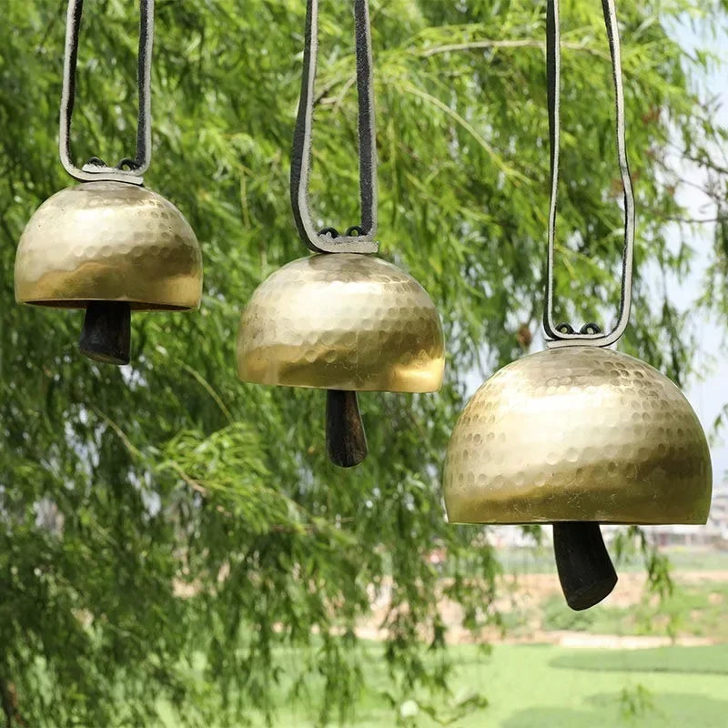Handmade Brass Bell, Meditation, Outdoor Wind Chimes, Sound Healing