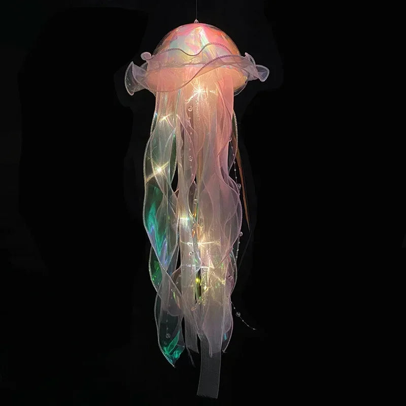 Jellyfish Portable Flower Lamp, Girl Room Atmosphere Decoration, Bedroom Night Lamp
