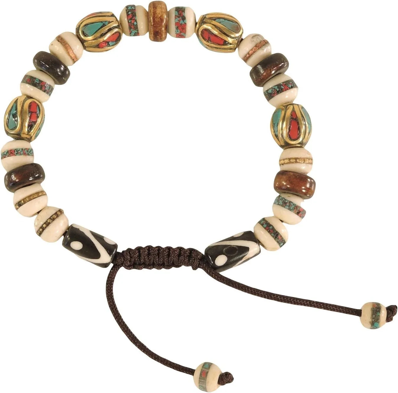 Tibetan Mala Embedded Medicine, Wrist, Meditation, Handmade
