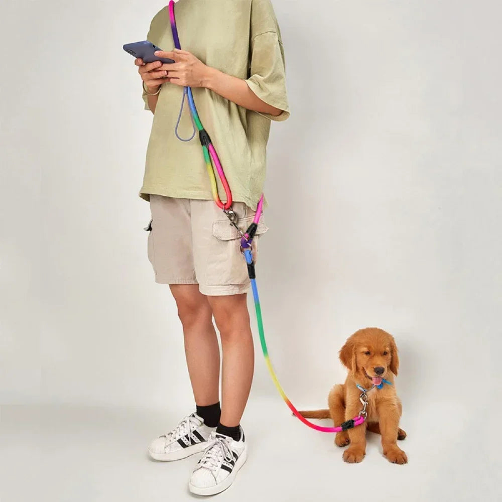 Nylon Dog Leashes, Traction Rope, Leads for Running Free Hands