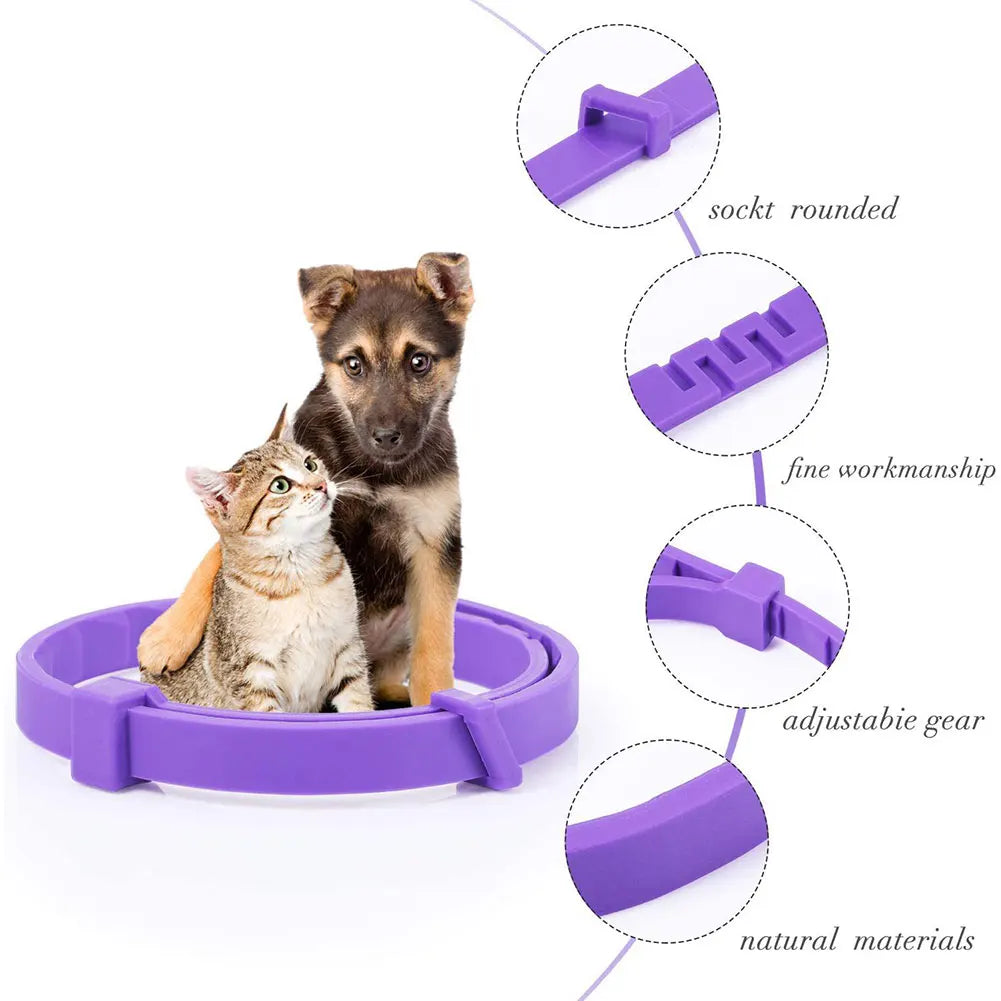 Pet Calming Collar, Stress and Anxiety Relief, Pheromone, Adjustable