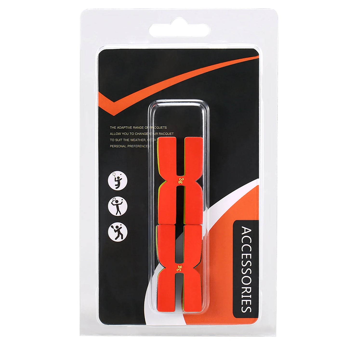 3g Tennis Racket Weight Balance Strips, Silicone