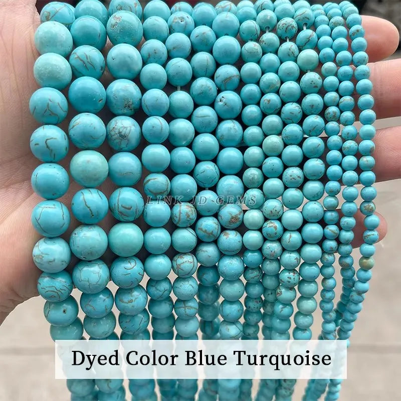 Natural Stone, Lapis Lazuli Round Loose Beads For Jewelry Making