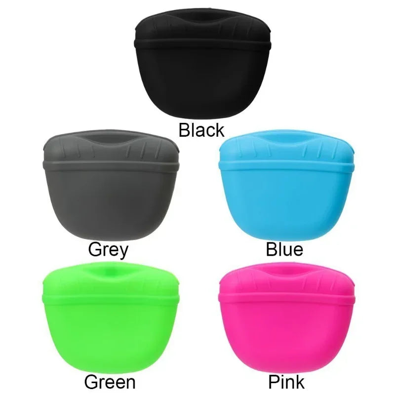 Silicone Treat Pouch, Pet Training, Waist Bag