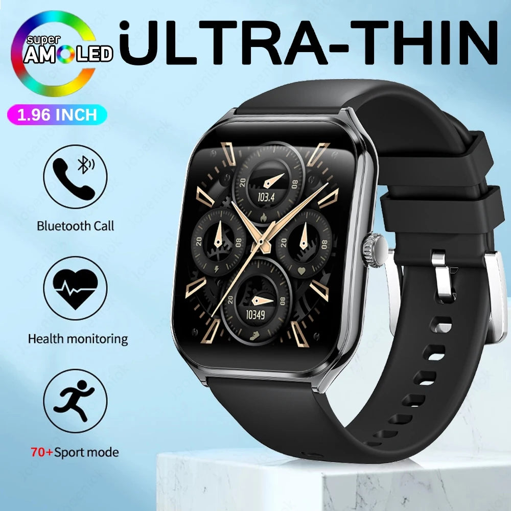 Ultra-thin Durable Women Smart Watch, Sport Health Fitness, Wireless Bluetooth Call