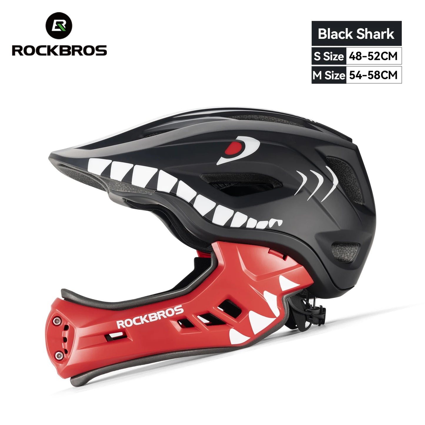Child Cycling/Scooter Cross Helmet, Impact Resistant, Detachable Full Face