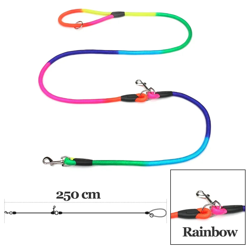 Nylon Dog Leashes, Traction Rope, Leads for Running Free Hands