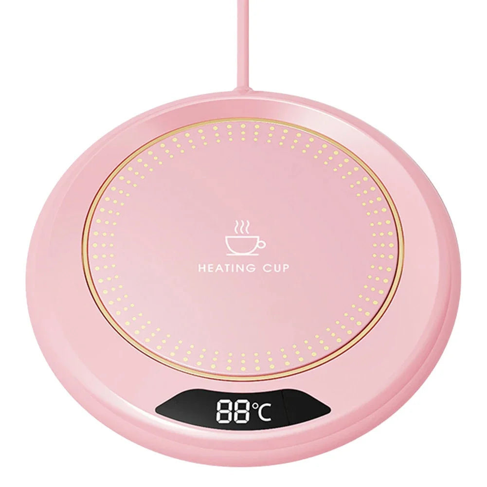 USB Cup Warmer, 3 Temperature Settings, Heating Coaster, Smart Thermostatic Hot Plate