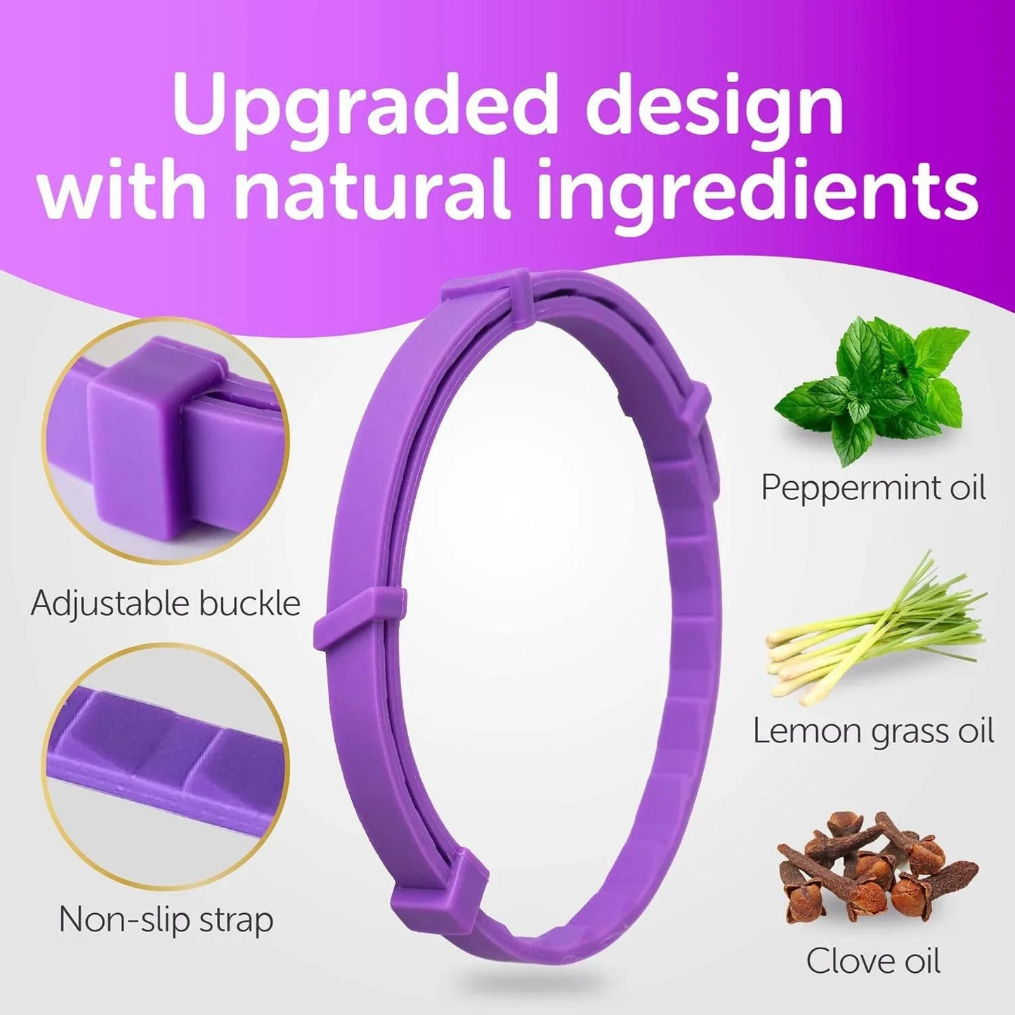 Adjustable Natural Calming Collar For Cats/Dogs, Anxiety Pheromone Reducing