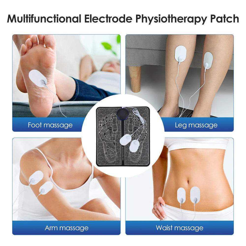 Rechargeable Electric Foot Massager Pad, Electro stimulator
