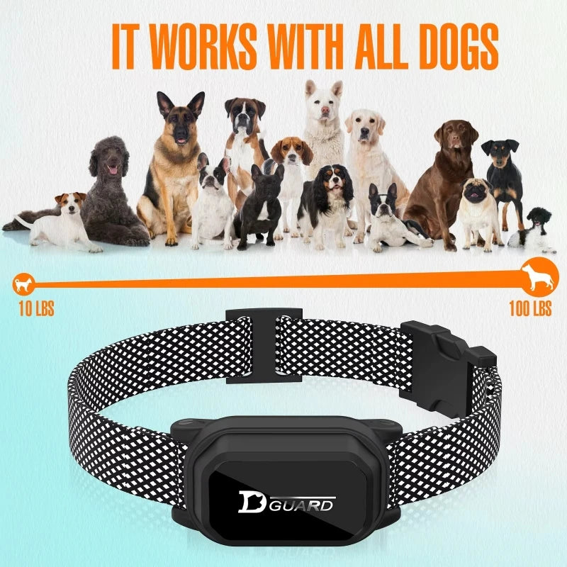 Electric, Rechargeable, Remote Control, Waterproof, Dog Bark Stop Collar