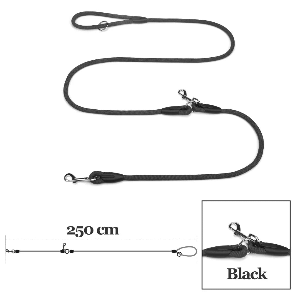 Nylon Dog Leashes, Traction Rope, Leads for Running Free Hands