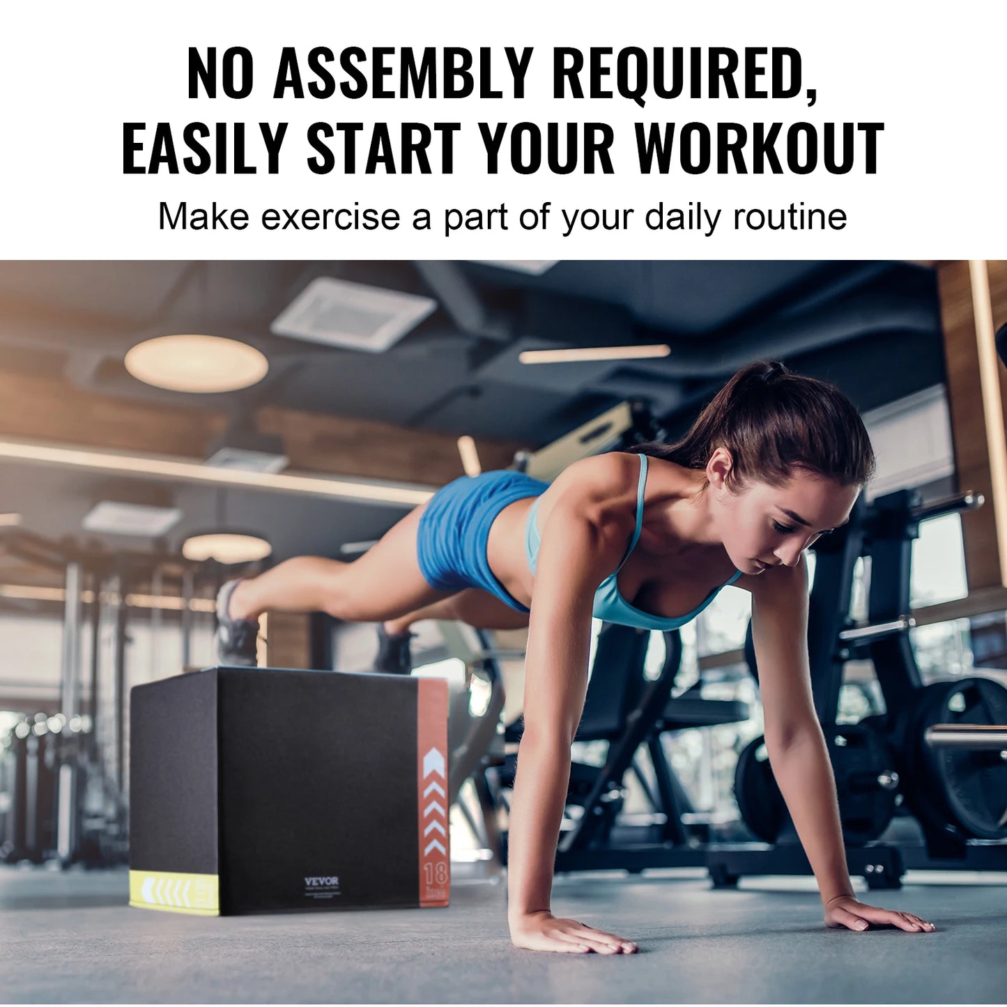 3-in-1 Plyometric Jump Box, Conditioning, Strength Training