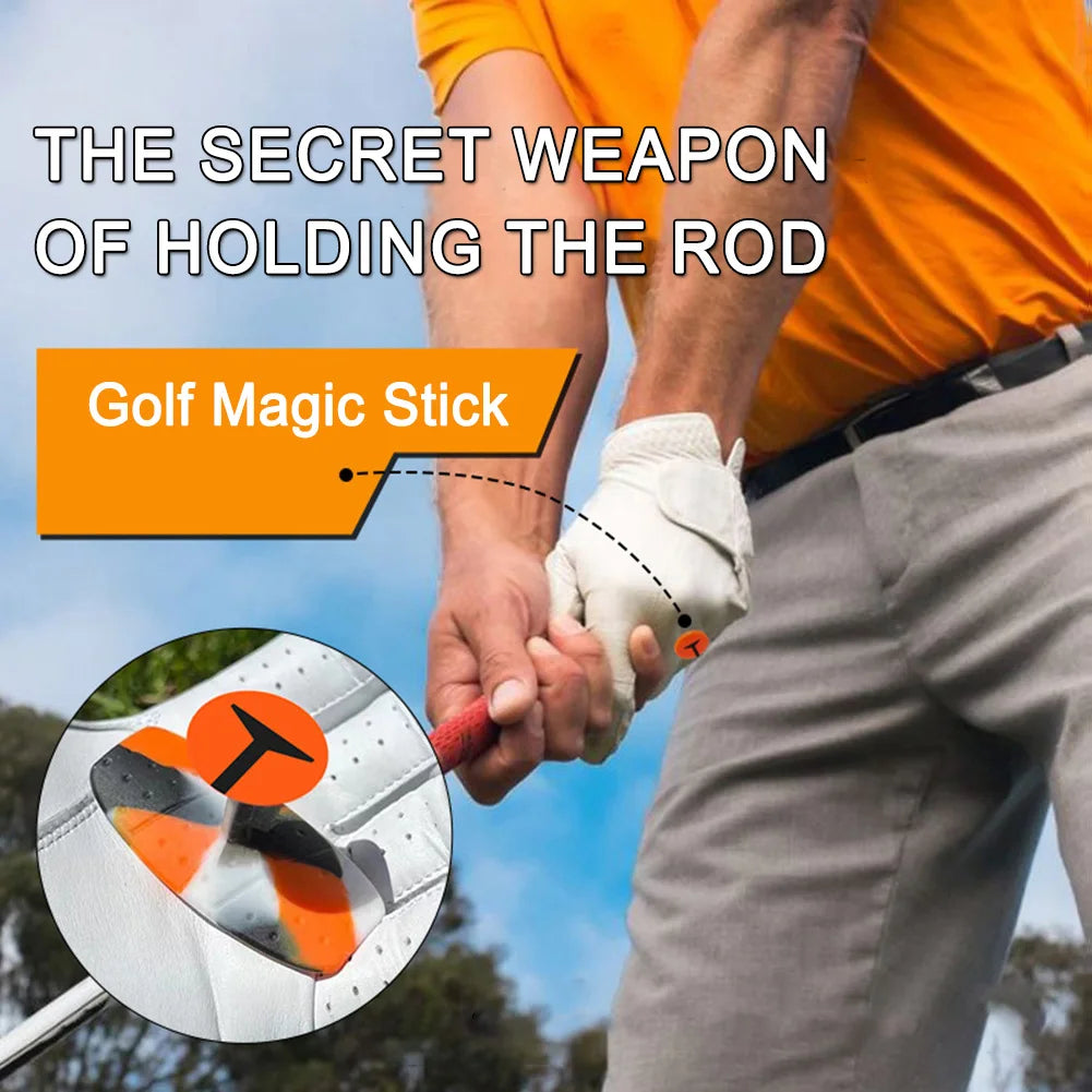 Golf Swing Trainer, Reduced Grip Pressure, Grip Alignment Tool, 4 Markers