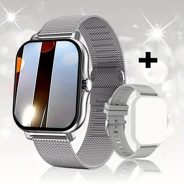 Sports Smart Watch, Fitness, Clock, Health Monitor, Waterproof, Wireless Call, Men/Women, IOS