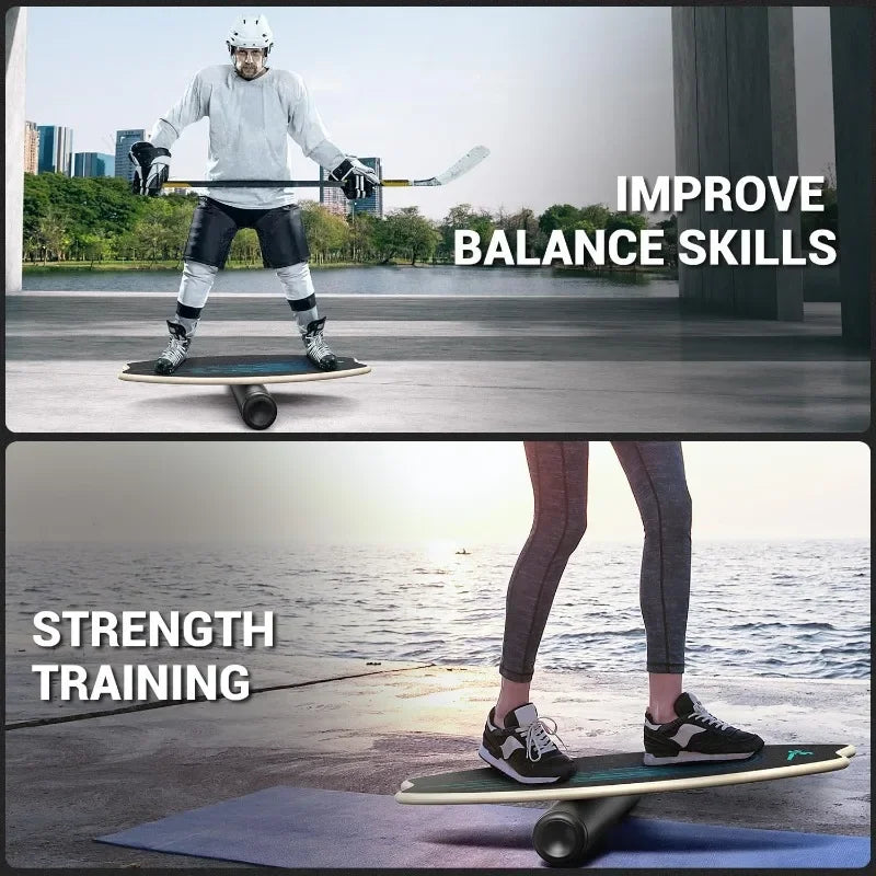 Balance/Wobble Board, 7 Modes, Adjustable Stoppers, Exercise, Balancing, Stability
