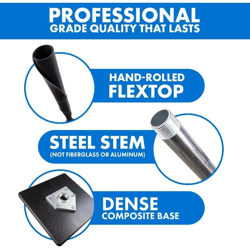 Baseball/Softball Batting Tee, Weather Resistant, Composite Base