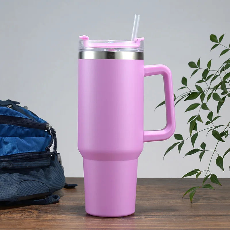 6pack, 40oz, Stainless Steel, Double Wall, Tumbler, Handle