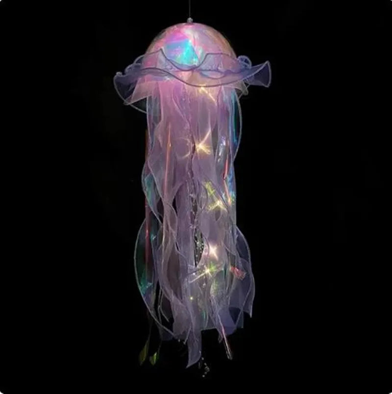 Jellyfish Portable Flower Lamp, Girl Room Atmosphere Decoration, Bedroom Night Lamp