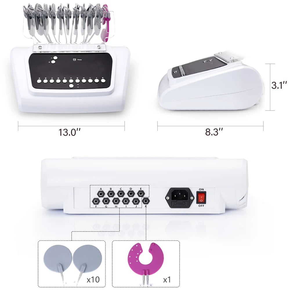 Electrostimulation Machine, Weight Loss, Breast Lift, Body Slimming, Electric Muscle Stimulator, Massager
