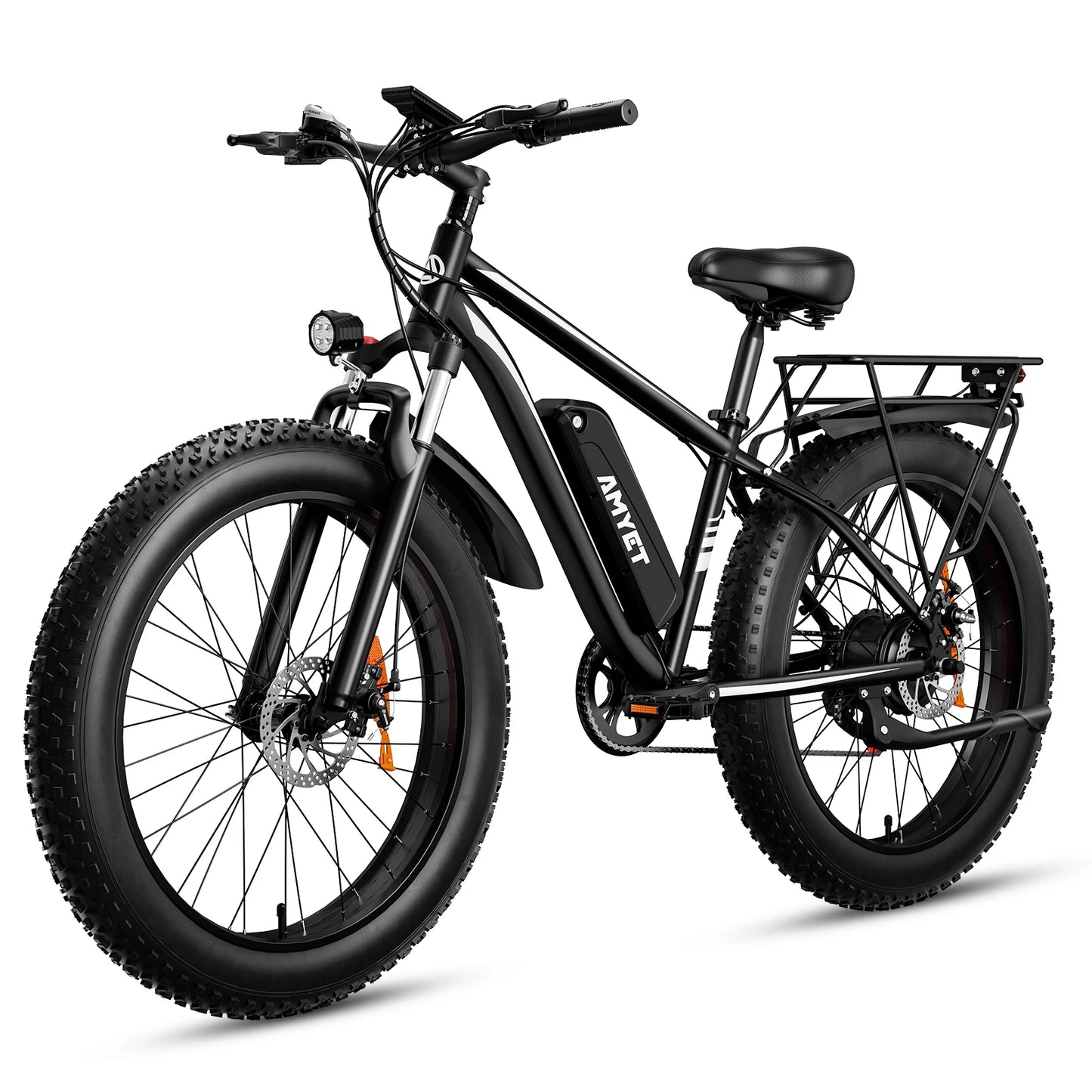 Electric Bike, Adults, 1000W Electric Bicycle 48V 15AH, 26" Fat Tire, 31mph, Dual Shock Absorber