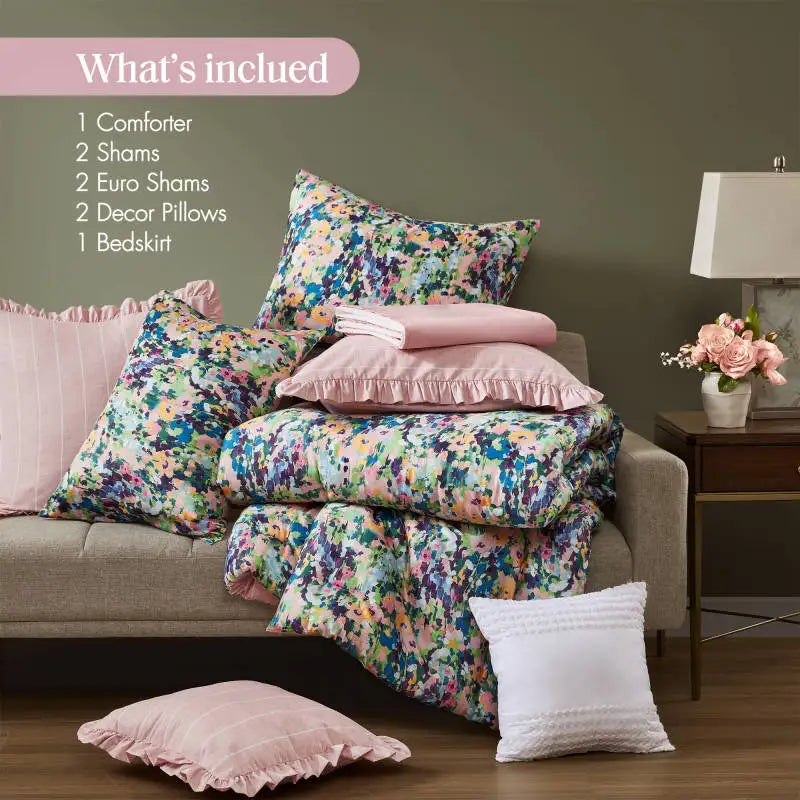 8PCS Cal King Comforter Set