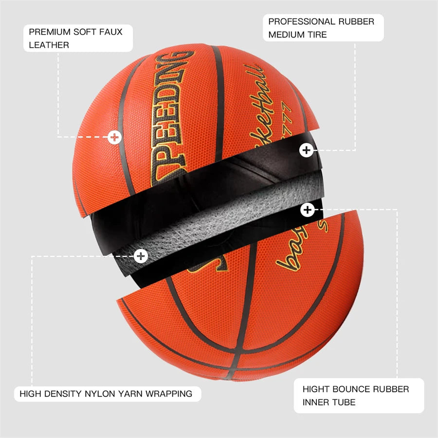 Professional, Standard, Non-slip Basketball, Outdoor-Indoor