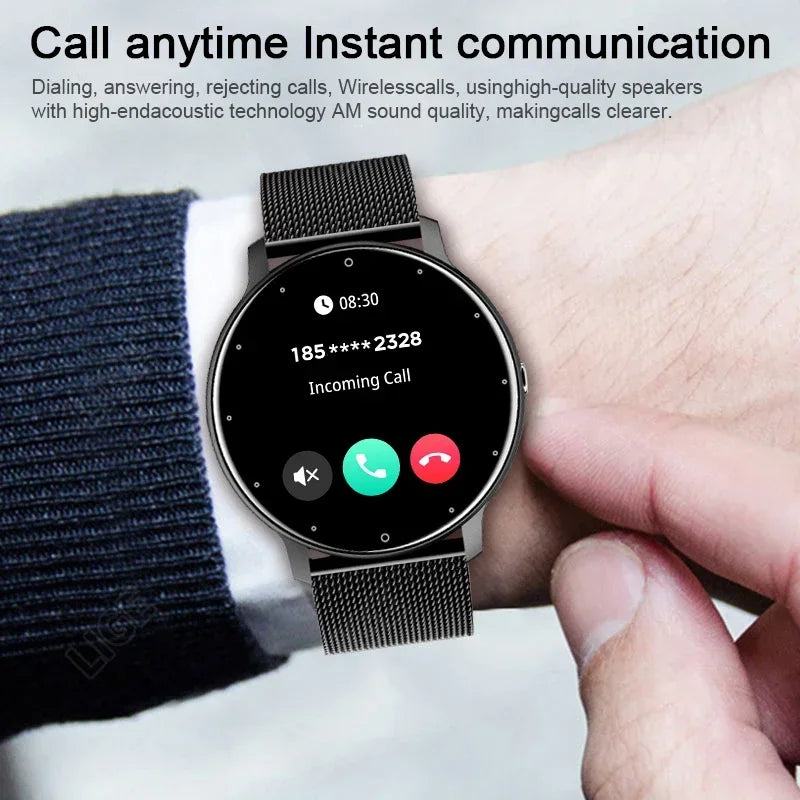 Smart Watch Women/Men Full Touch Screen, Bluetooth, Call, Waterproof, GPS, Sports Fitness Tracker