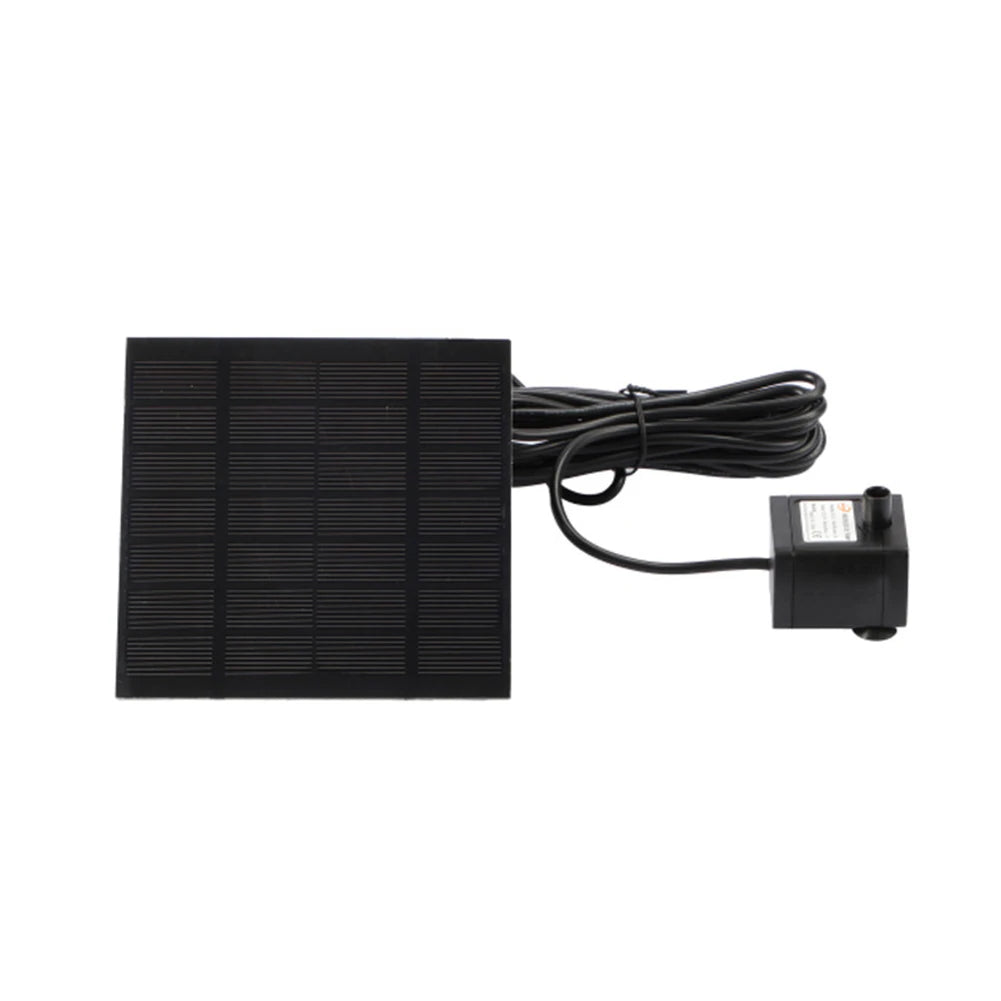 Solar Water Fountain Pump With Nozzles, Pond, Garden, Pool, Aquarium