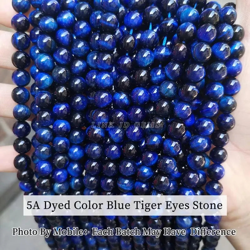 Natural Stone, Lapis Lazuli Round Loose Beads For Jewelry Making