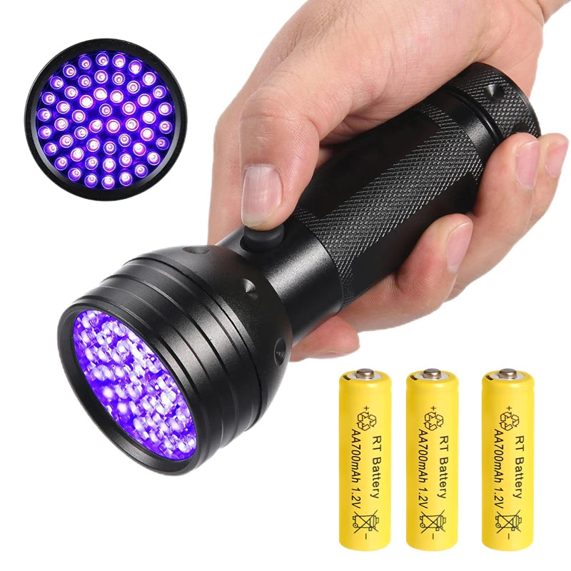 UV Flashlight, Black Light Waterproof, Home & Hotel Inspection, Pet Urine Detector