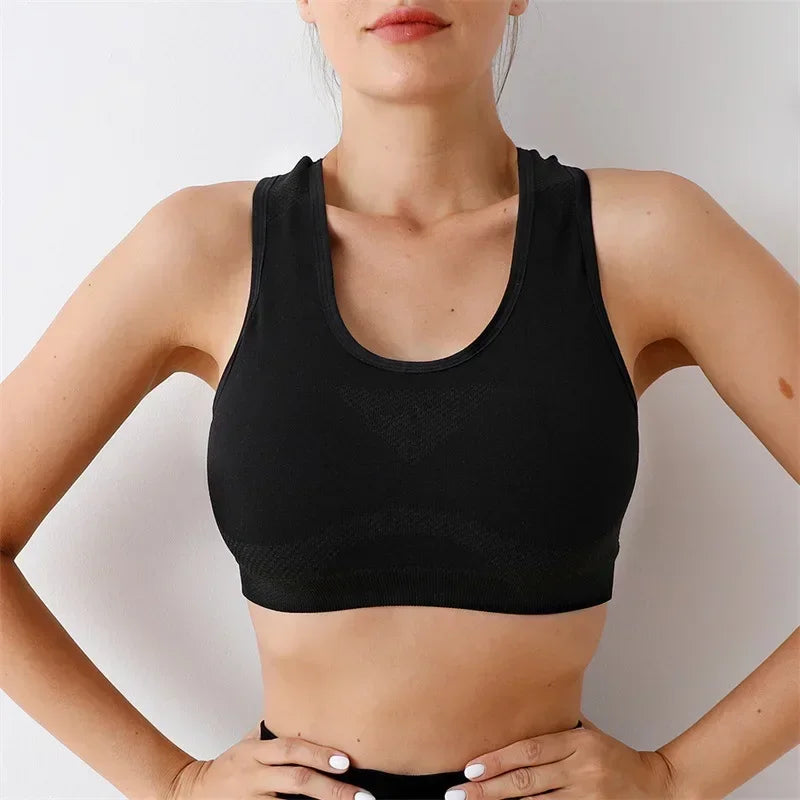 Women Sports Bra, Top Push Up, Fitness. Yoga, Breathable