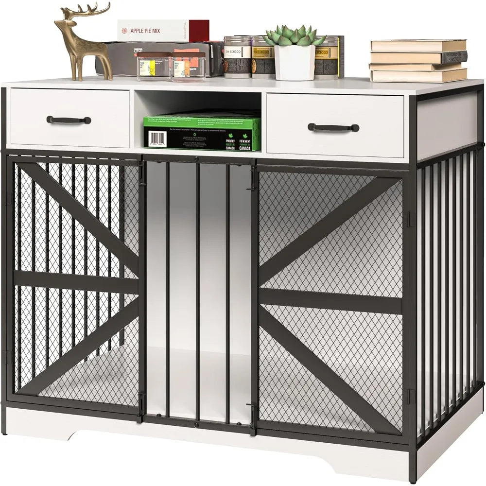 Dog Kennel Furniture with 2 Drawers
