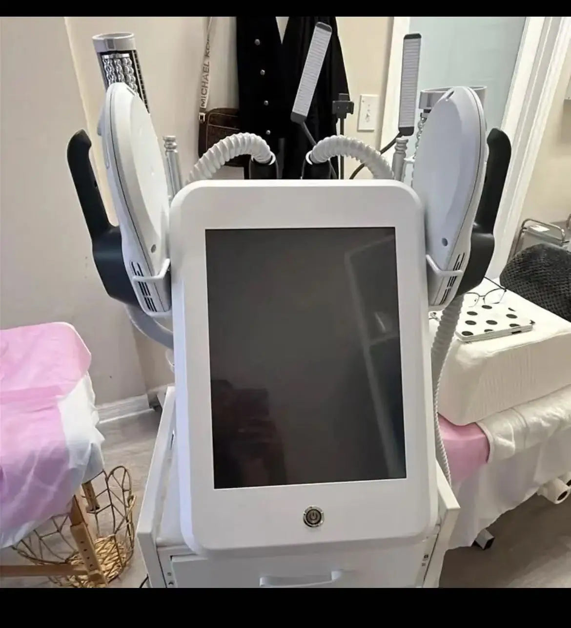 Vacuum 360 Slimming Massage, Face Lifting, EMS Roller Therapy Machine, Weight Loss, Inner Ball Roller