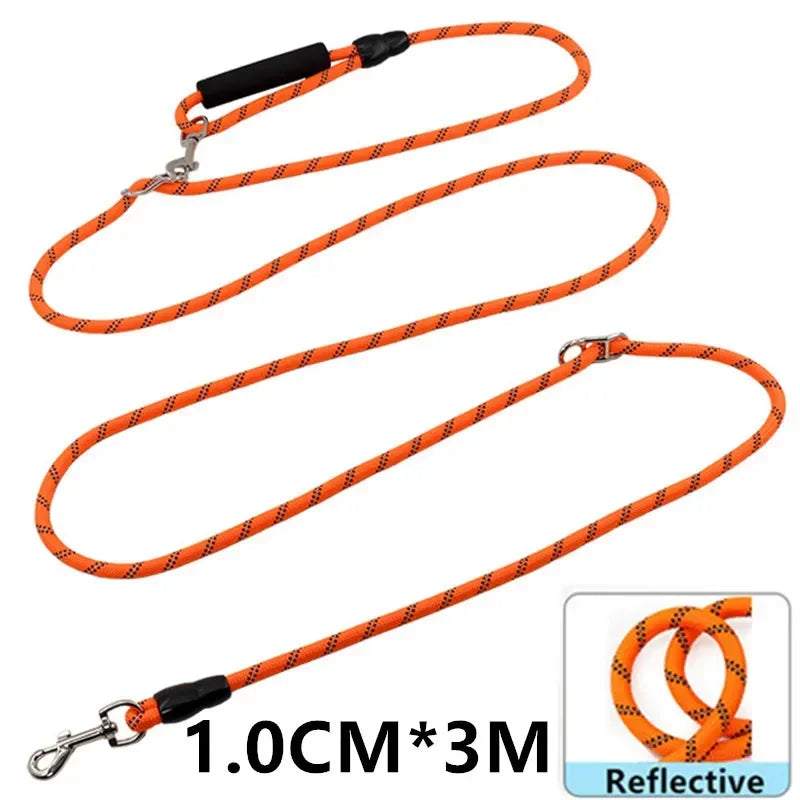 Hands Free Dog Leash, 3M Long, Waterproof, Reflective, Double-headed