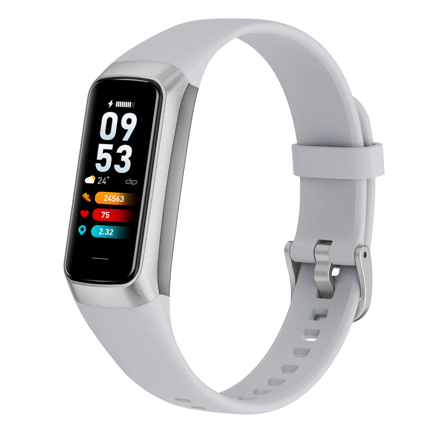AMOLED Smartwatch, Body Temperature Monitor, Fitness, Clock ,Sports, Waterproof, Men/Women IOS