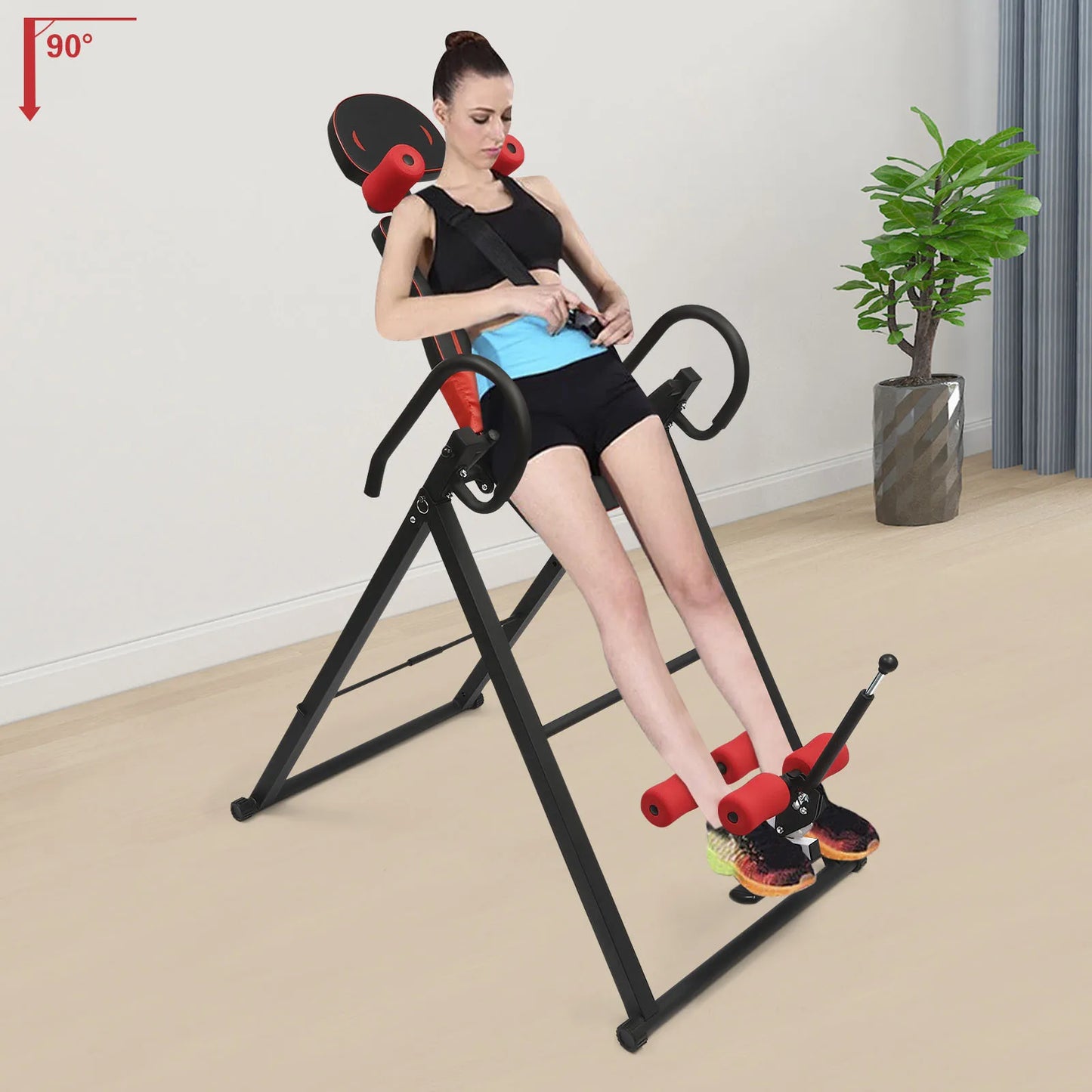 Inversion Table, Heavy Duty, Hang Upside Down Gravity, Back Therapy, Pain Relief