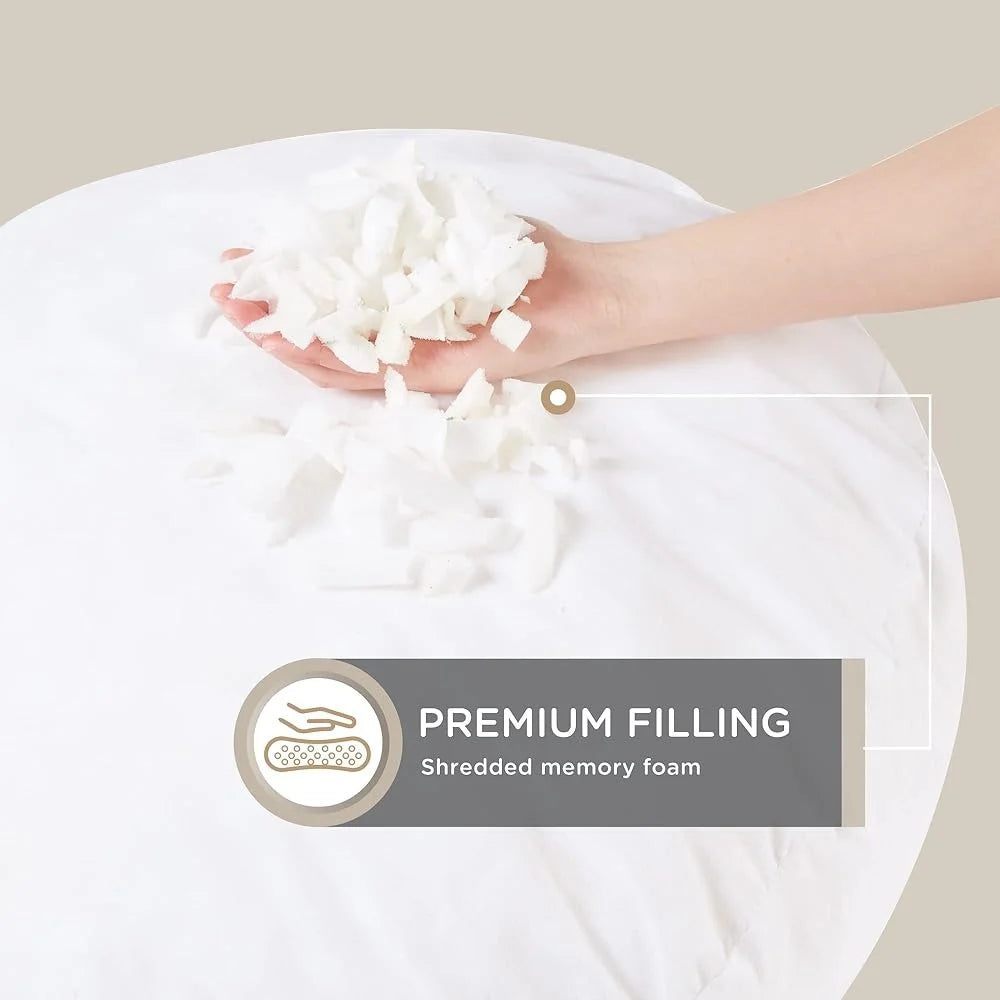 Large Round Floor Pillow, Thick Memory Foam, Meditation Cushion, Yoga