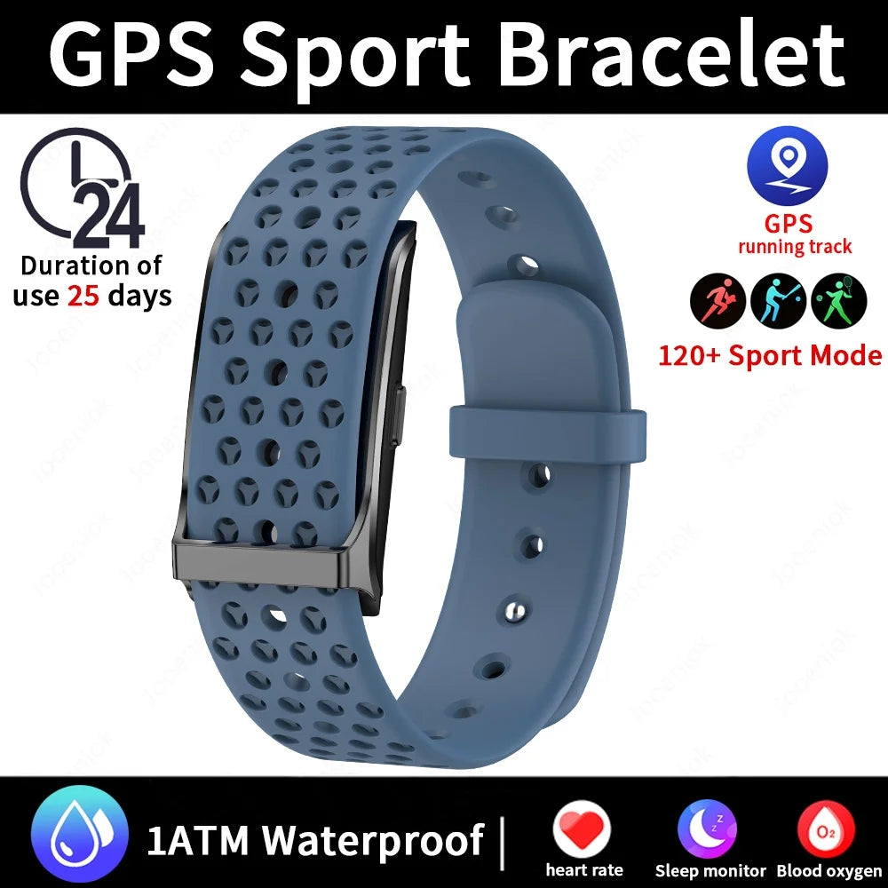 No Screen Smart Watch, Men's Sports. Outdoors Fitness Heart Rate Monitor. Waterproof, Android IOS