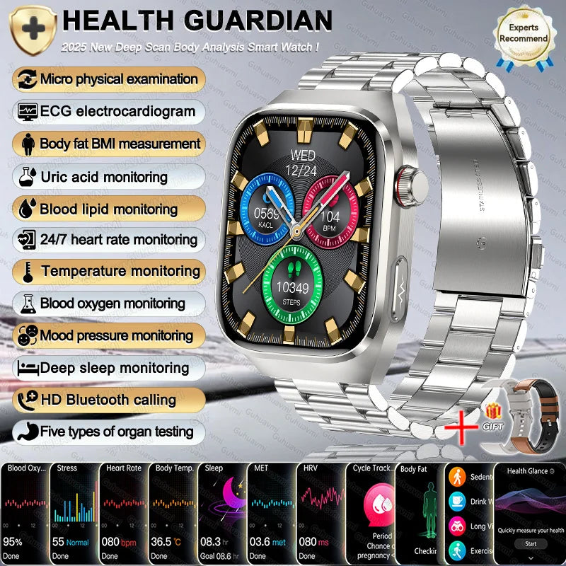 Women Smart Watch with BMI Measurement, Menstrual Cycle, ECG Heart Rate, Blood Oxygen, Sleep, Fitness Tracker