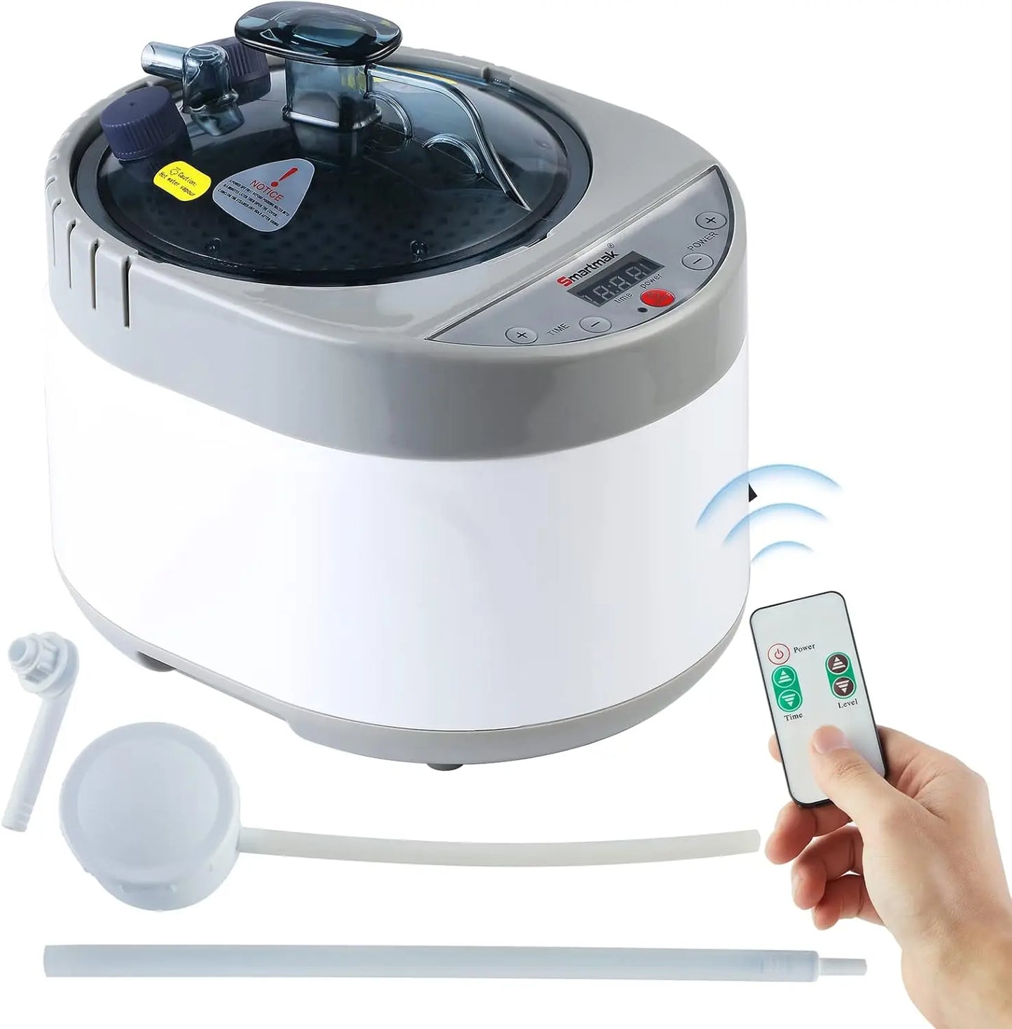 Sauna Steamer, Portable, Steam Pot Generator, Remote Control Spa Machine, Herbal Box