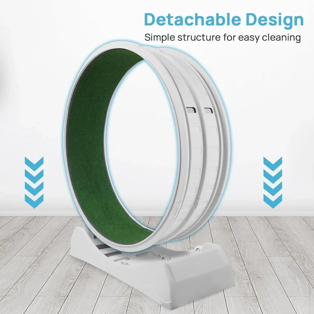 Cat Exercise Wheel, Treadmill, Carpeted Runway